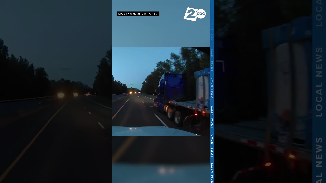 Deputies seek hit-and-run driver after semi causes rollover crash on I-84 in Oregon's Columbia Gorge