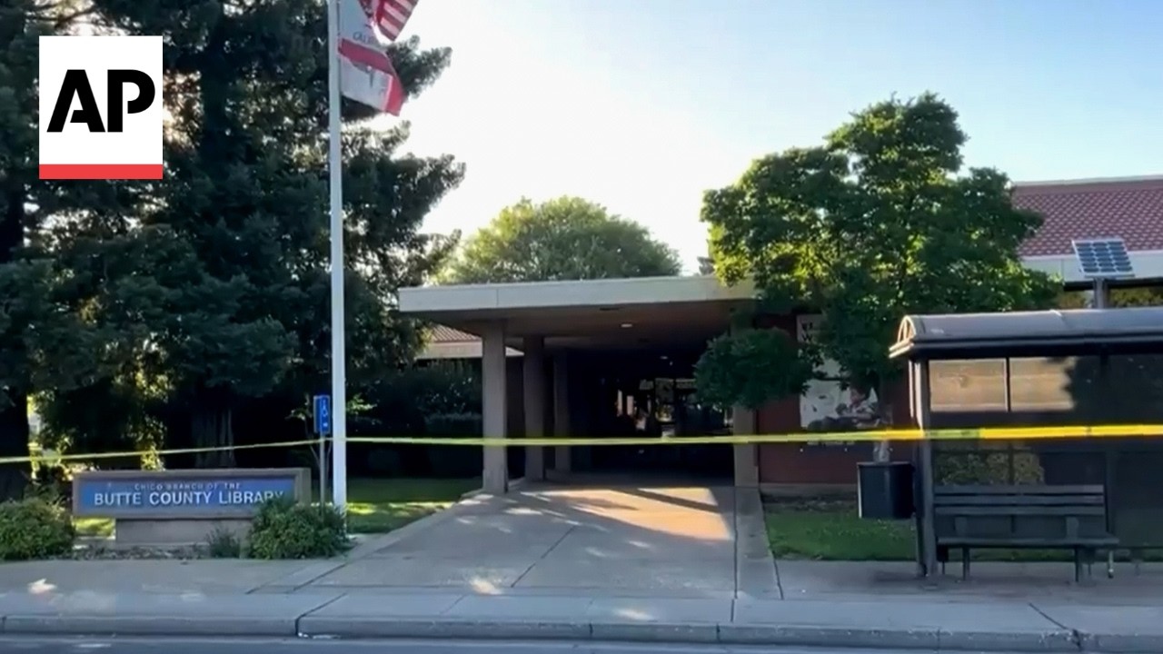 Shooting at a Northern California library kills 2, a suspect is in custody