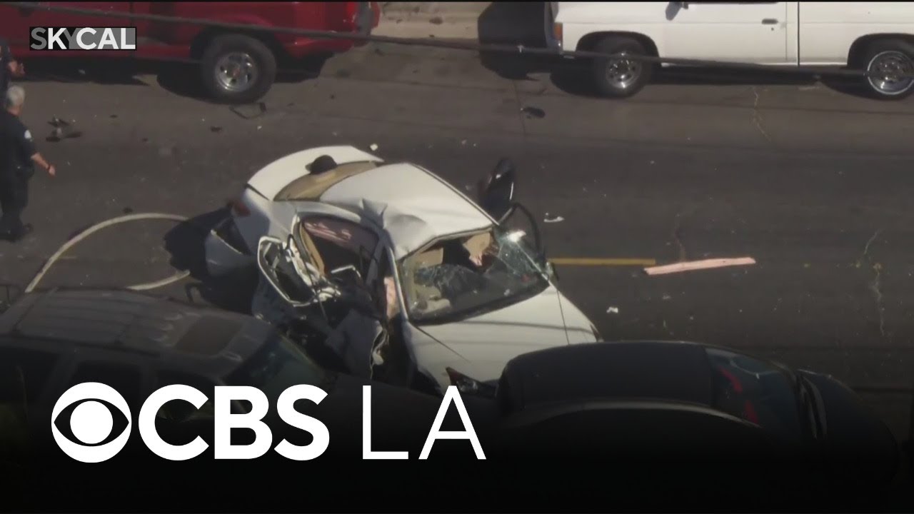 6 hospitalized after multi-car crash in Pacoima