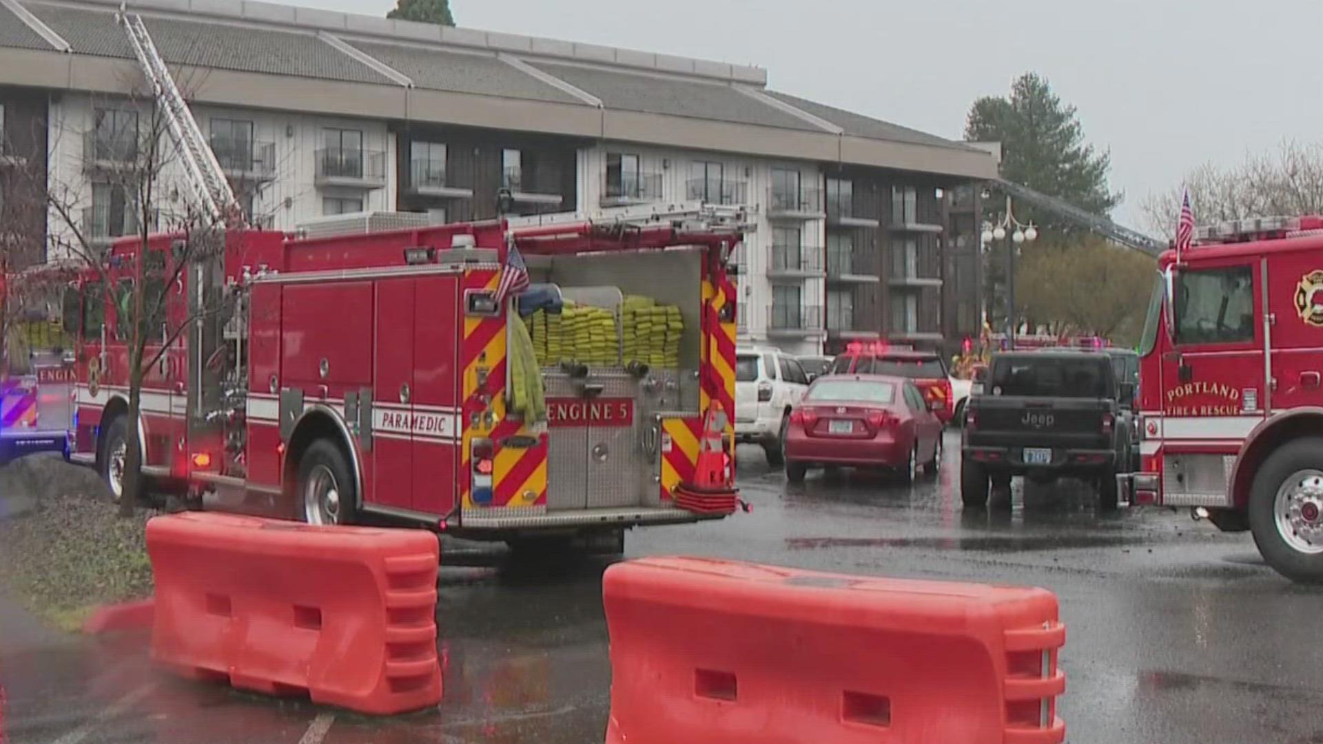 Holiday Inn on Hayden Island Evacuated After Second-Alarm Fire