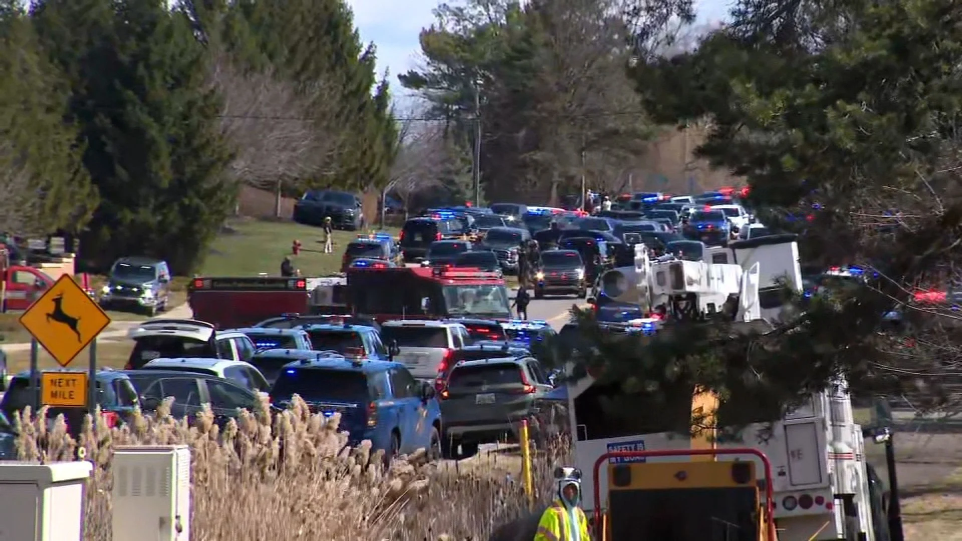 Police respond to reported active shooter at synagogue with school near Detroit