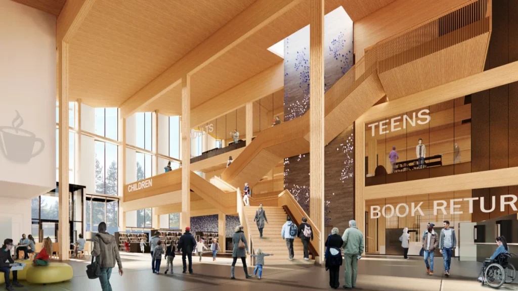 Bend’s long-awaited Central Library opening date announced; drive-thru service next week