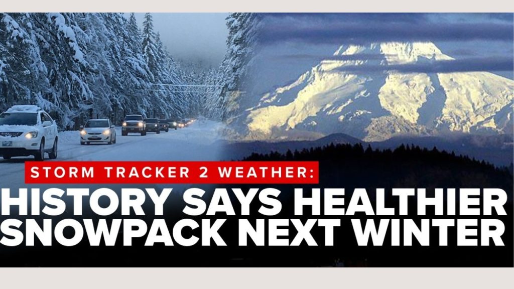 Dry Monday gives way to rain Tuesday, with valley showers turning to Cascade snow