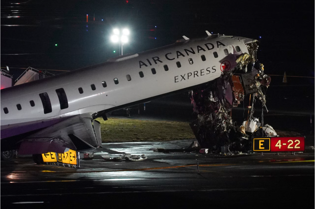 2 Dead After Air Canada Jet Collides With Fire Truck at LaGuardia Airport