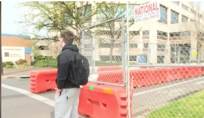 Eugene Hospital Demolition Sparks Safety and Traffic Concerns in University District