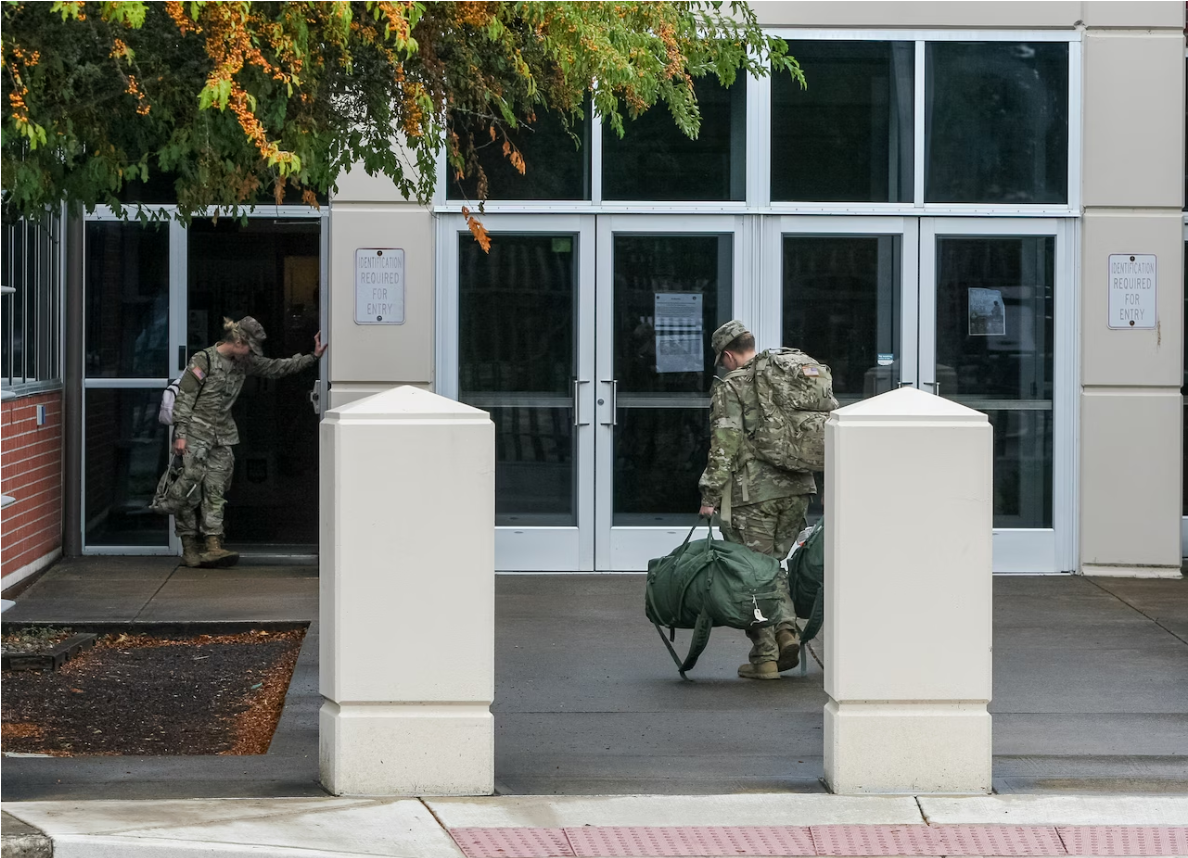 Media outlets seek release of sealed records in Trump National Guard deployment case