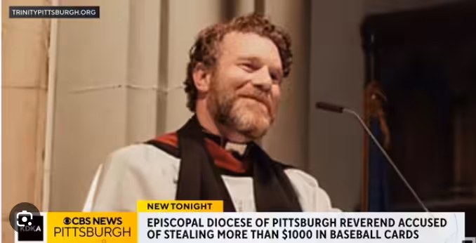 Pittsburgh priest accused of stealing over $1,000 in baseball cards from Walmart