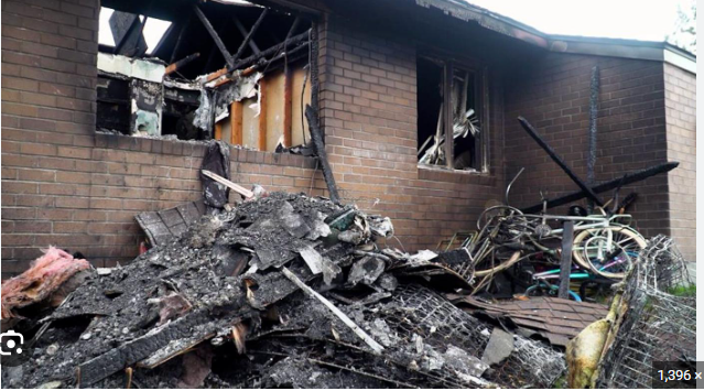 Three hospitalized and dog dies after house fire in Madras