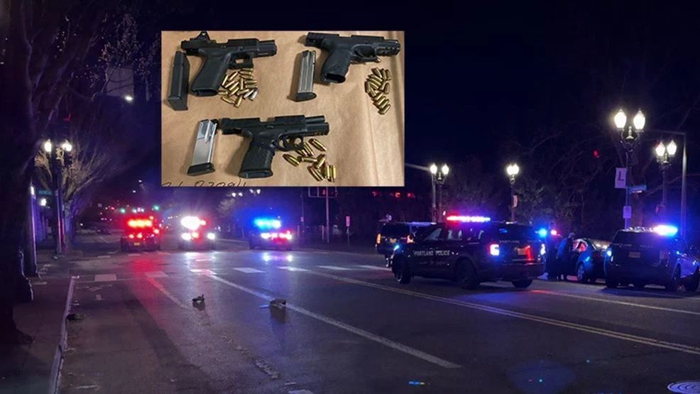 Portland Police Bureau Disperse Street Takeover Near Lloyd Center, Seize Firearms
