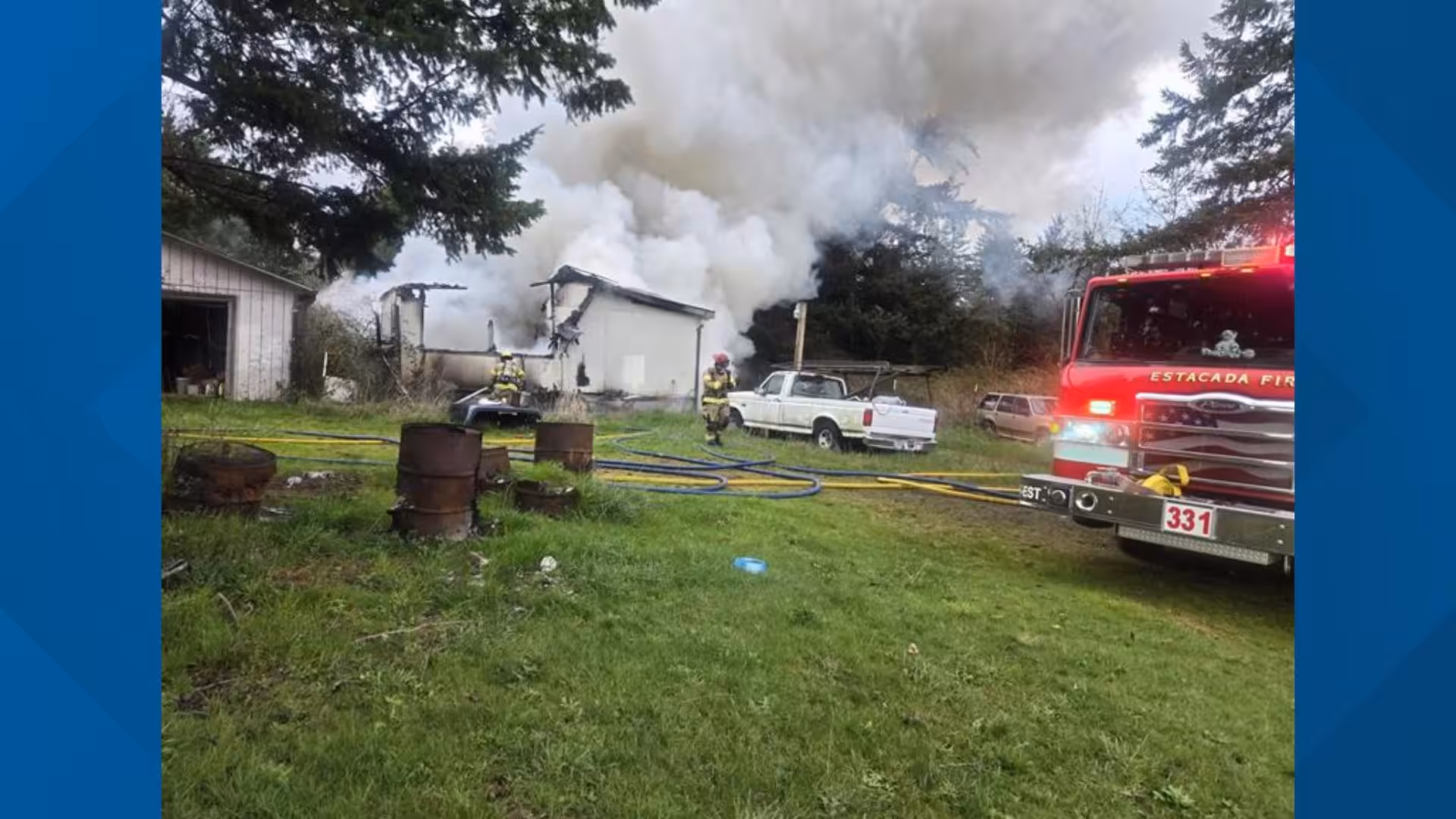 Estacada House Fire Turns Fatal as Resident Found Dead, Investigation Underway