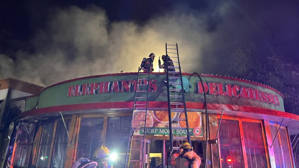 Fire Damages Elephants Delicatessen in Northwest Portland