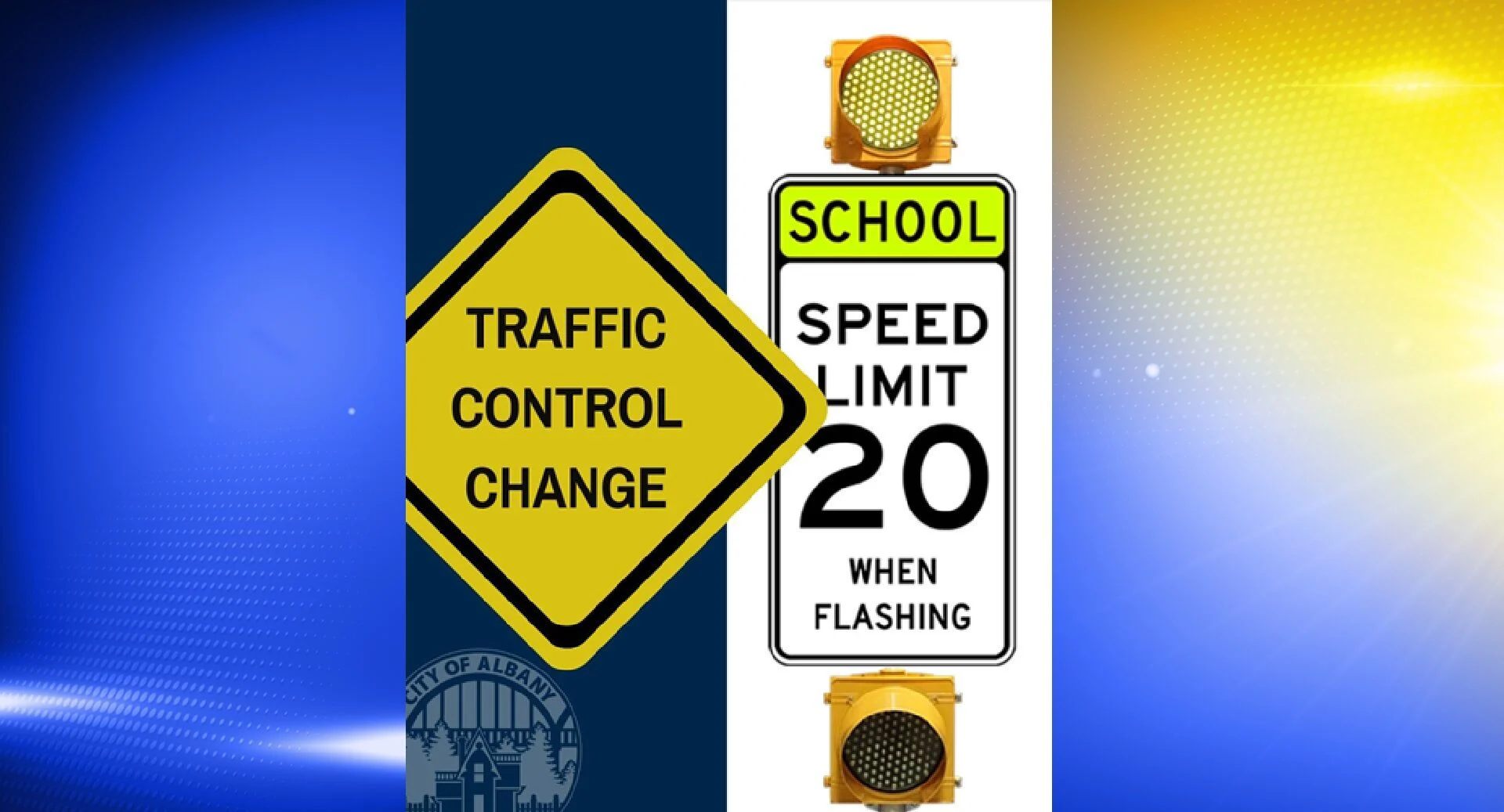 New flashing school zone signs activated near Albany schools