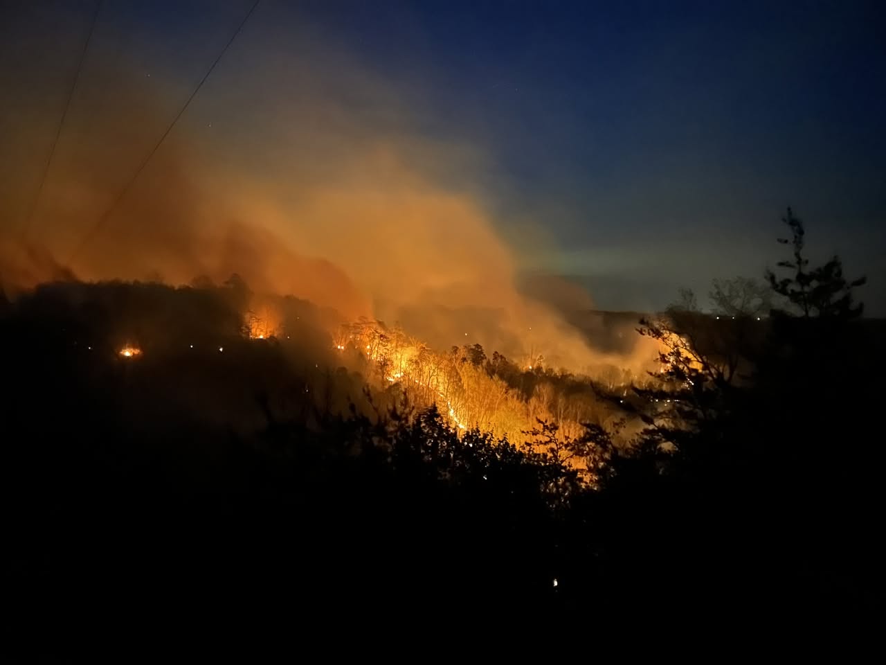 Crews fight 550-acre fire in Daniel Boone National Forest in McCreary County