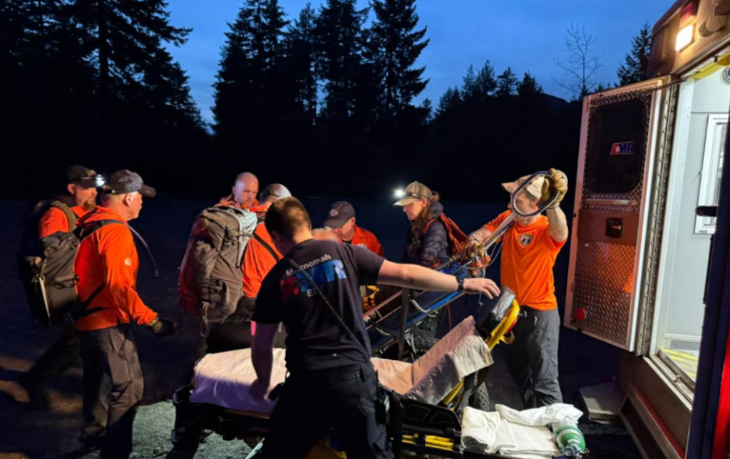 Satellite SOS Saves Injured Hiker on Mount Hood Trail Near Ramona Falls