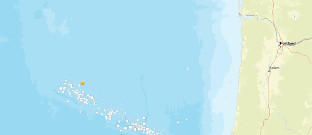 Magnitude 4.0 Earthquake Hits Off Oregon Coast, No Damage Reported