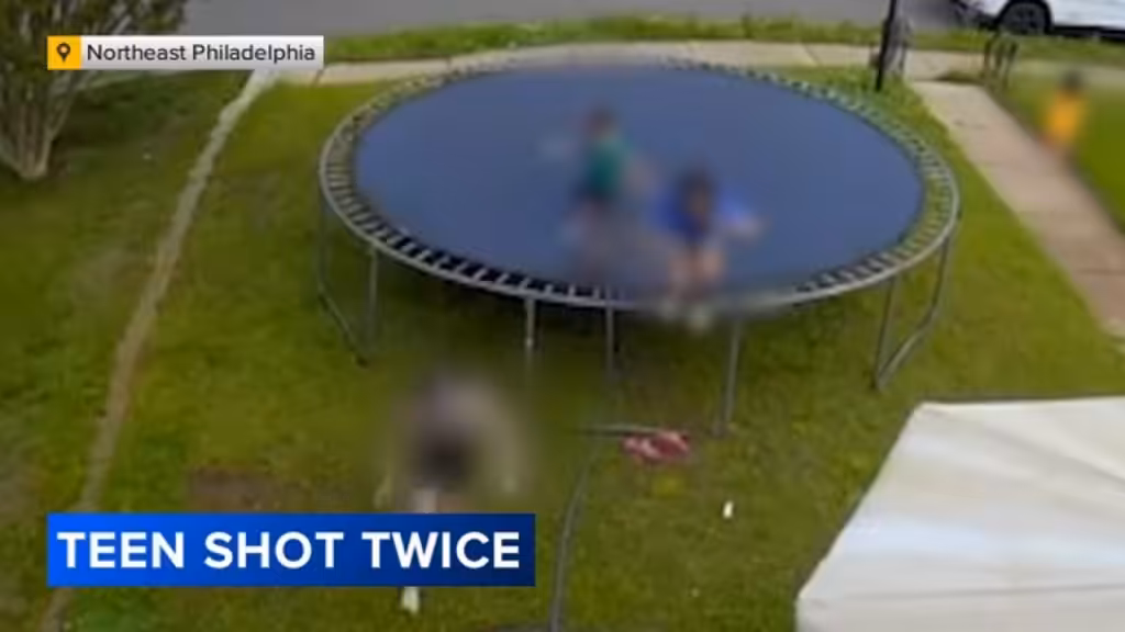 Children Run for Cover After 15-Year-Old Shot Nearby in Nesper Street, Philadelphia