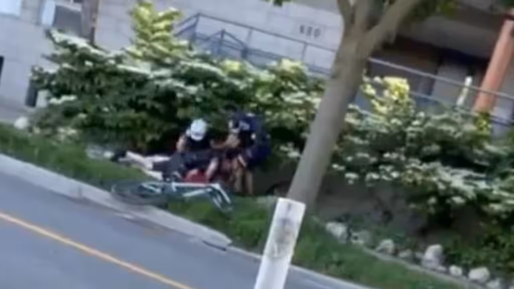 After mock guillotine execution of Quebec labour minister, police searching for 3 men