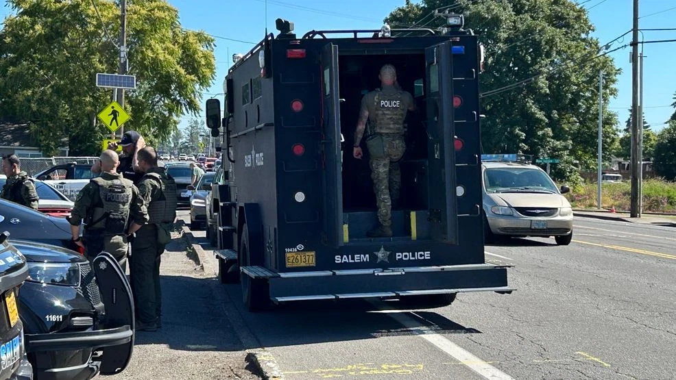 Man with weapon shot by officer during confrontation at Salem camp, police say